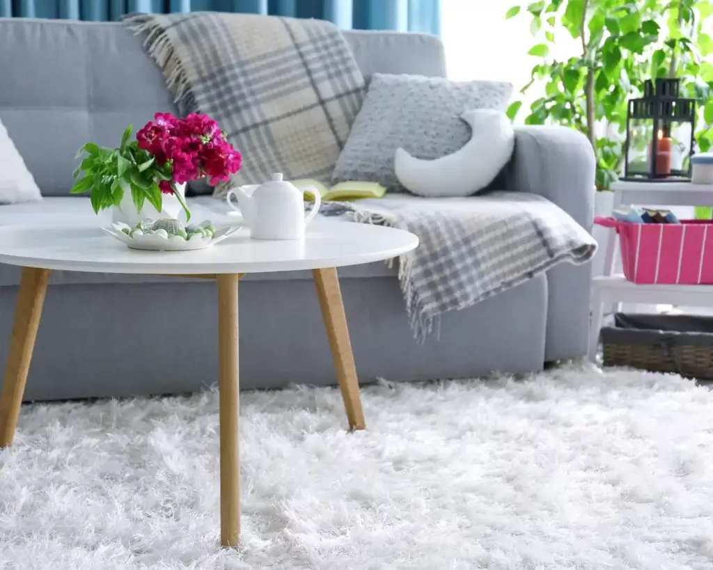 Comment relooker son salon sans se ruiner ? 11 idées pratiques de votre décoratrice d'intérieur, installer un tapis moelleux